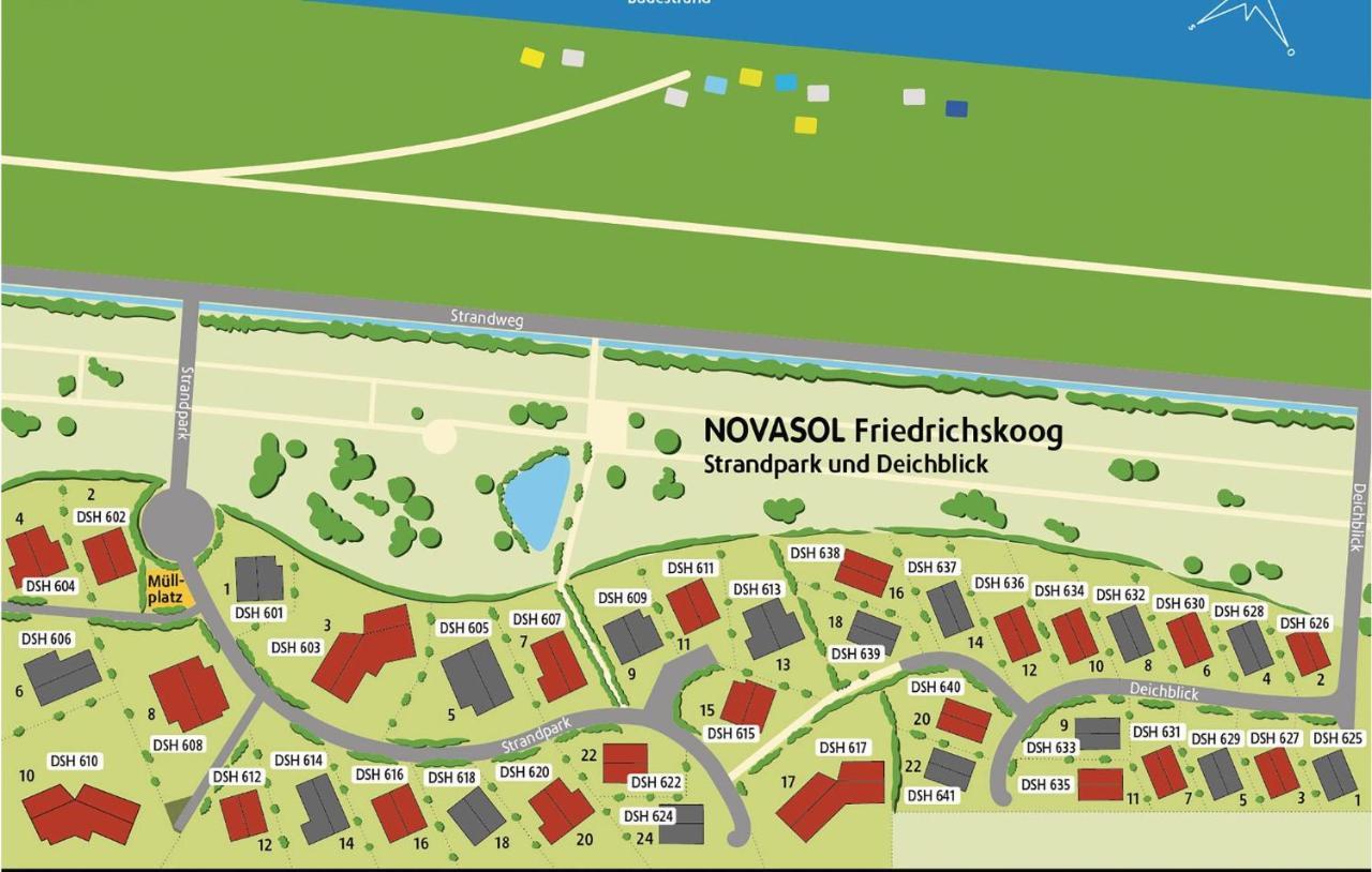 Villa Deichblick 14 - Dorf 2 U Friedrichskoog Exterior foto